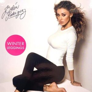 Leggins Cotone Felpato Nero 4367