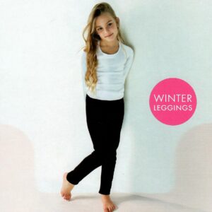 Leggins Blu In Cotone Felpato 342