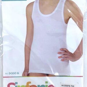 Canottiera Bianca Bambino Dodo'