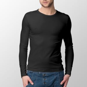 Maglia Intima Manica Lunga Scollo V Pop Nero 3/7