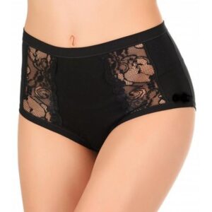 Culotte Nera Ricamo Frontale 534