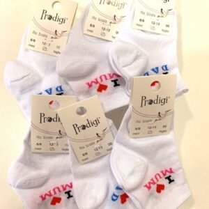 CALZINO NEONATA CORTO I LOVE PRODIGI 302