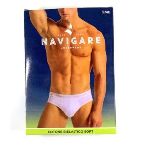 Slip Bianco Con Elastico Esterno 574E