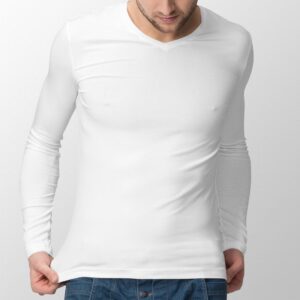 Maglia Manica Lunga Scollo A V B2Y114