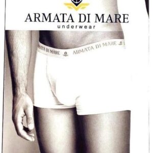 Boxer Bianco Con Elastico Logato Gt103