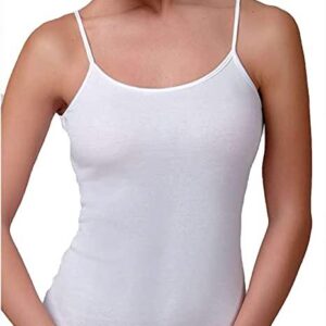 Canottiera Bianca Donna Bordo Raso 9003