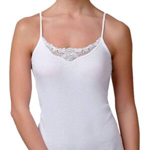 Canottiera Nera Donna Bordo Raso 9003