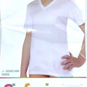 Maglia Intima Bambino Scollo A Punta Dodo