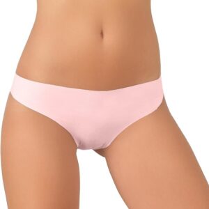 Slip Senza Cuciture Vita Bassa Rosa Cipria  8000