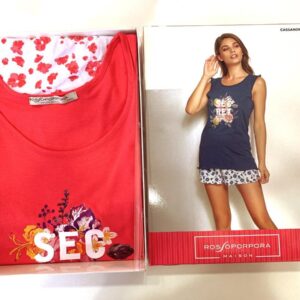 Pigiama Smanicato Girocollo Cassandra