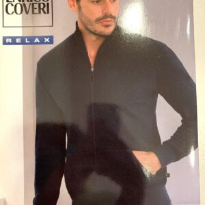 Felpa Nera Full Zip Ea9303