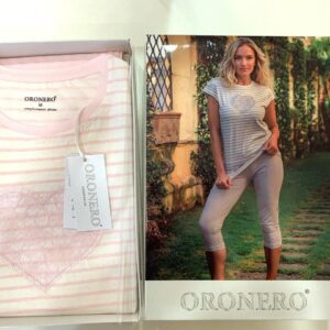 Pigiama Con Pantalone A Tre Quarti Od223