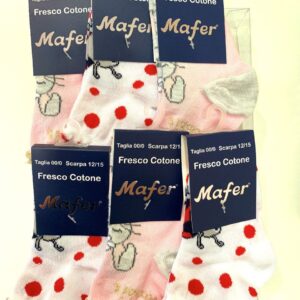 CALZINO NEONATA CORTO COTONE MAFER BFC6272
