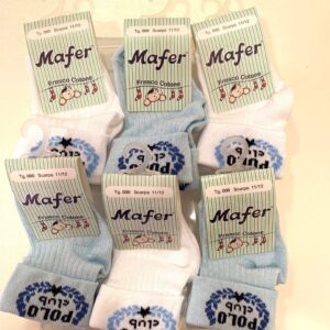 CALZINO NEONATO IN COTONE MAFER BMC6344