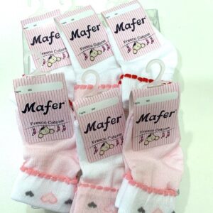 CALZINO NEONTATA CORTO COTONE MAFER BFC6304