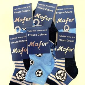 CALZINO NEONATO CORTO COTONE MAFER BMC6315